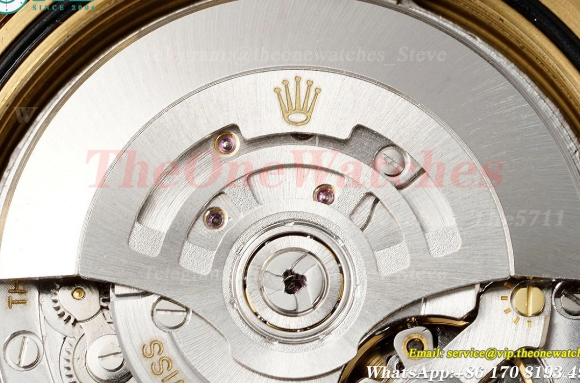 JDF (Gain Black 228238 YG DayDate VR3255 Dial V4 Textured 40mm YG Weight) 1204